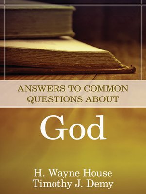cover image of Answers to Common Questions About God